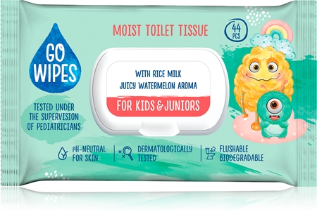 GoWipes For Kids & Juniors moist toilet tissue for sensitive skin
