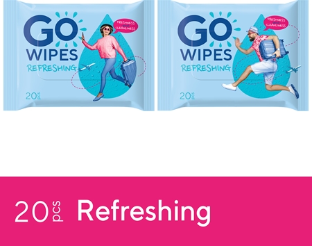 GoWipes Refreshing Wet Wipes Refreshing Wet Wipes for hands
