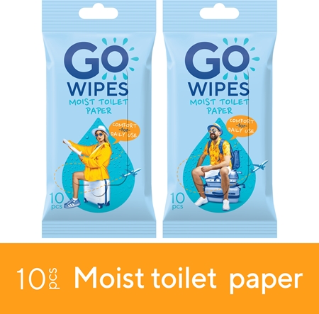 GoWipes Comfort moist toilet tissue