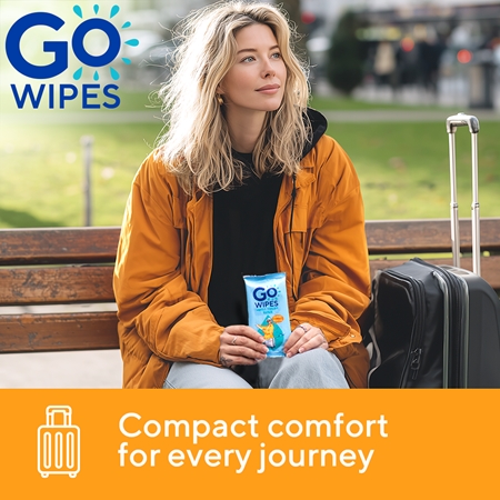GoWipes Comfort moist toilet tissue