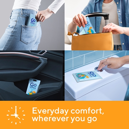 GoWipes Comfort moist toilet tissue