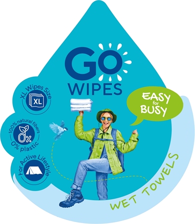 GoWipes Wet Towels refreshing wet wipes