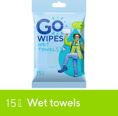 GoWipes Wet Towels refreshing wet wipes