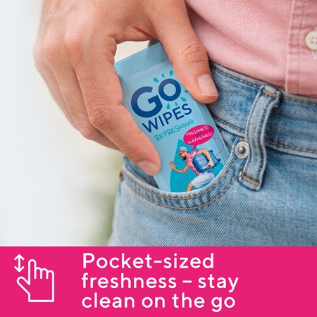 GoWipes Refreshing Wet Wipes Refreshing Wet Wipes for hands