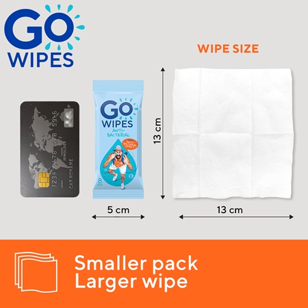 GoWipes Anti-Bacterial Effect erfrischende Feuchttücher mit antibakterieller Wirkung