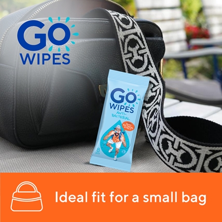 GoWipes Anti-Bacterial Effect erfrischende Feuchttücher mit antibakterieller Wirkung