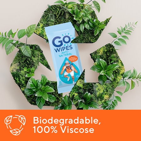 GoWipes Anti-Bacterial Effect erfrischende Feuchttücher mit antibakterieller Wirkung