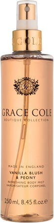 Grace Cole Boutique Vanilla Blush & Peony spray corporal refrescante