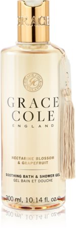 Grace Cole Nectarine Blossom & Grapefruit gel de duche e banho suave