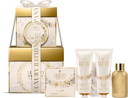 Grace Cole Luxury Bathing Bergamot Ginger & Lemongrass Gift Set (met gember)
