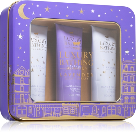 Grace Cole Luxury Bathing Lavender Sleep Therapy dárková sada (na ruce a nehty)