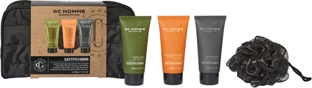 Grace Cole GC Homme lahjasetti Black Pepper & Mandarin (Kylpyyn) Miehille