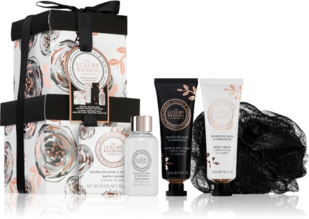 Grace Cole Luxury Bathing Sparkling Rose & Geranium poklon set za ruke i tijelo