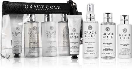 Grace Cole White Nectarine & Pear комплект за пътуване