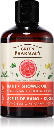 Green Pharmacy Ylang-ylang & Sicilian Orange Bath Oil освіжаюча олійка для душу