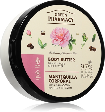 Green Pharmacy Damask Rose & Shea Butter Body Butter intensywnie nawilżające masło do ciała