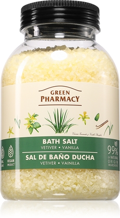 Green Pharmacy Vetiver & Vanilla Bath Salt relaksująca sól do kąpieli
