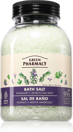 Green Pharmacy Rossemary & Maroccan Mint Bath Salt relaksacijska sol za kopel