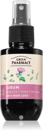 Green Pharmacy Burdock & Wheat proteins Care Serum serum przeciw wypadaniu włosów