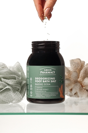 Green Pharmacy Foot Care Deodorizing Foot Bath Salt Vannisool jalgadele