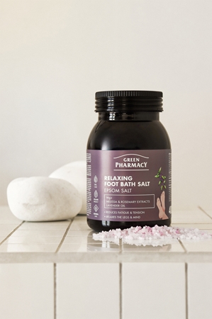 Green Pharmacy Foot Care Relaxing Foot Bath Salt sel de bain relaxant pieds