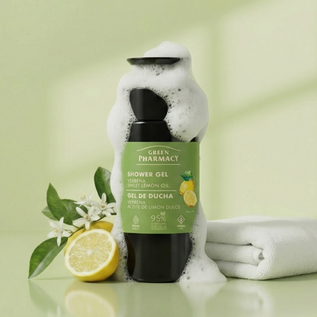 Green Pharmacy Verbena & Sweet Lemon Oil Gel douche