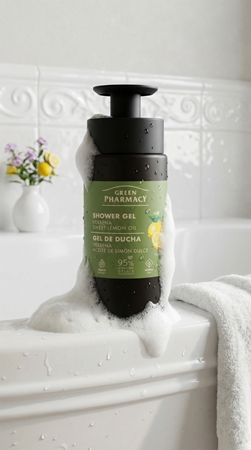 Green Pharmacy Verbena & Sweet Lemon Oil Gel douche