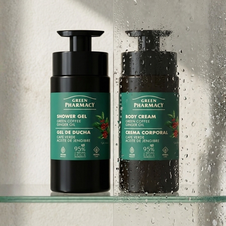 Green Pharmacy Green Coffee & Ginger Oil dušo želė