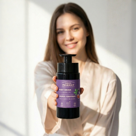 Green Pharmacy Fig & Argan Oil creme corporal