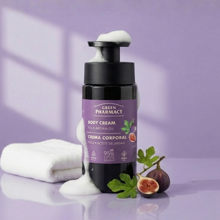 Green Pharmacy Fig & Argan Oil creme corporal