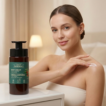 Green Pharmacy Green Coffee & Ginger Oil Crème pour le corps