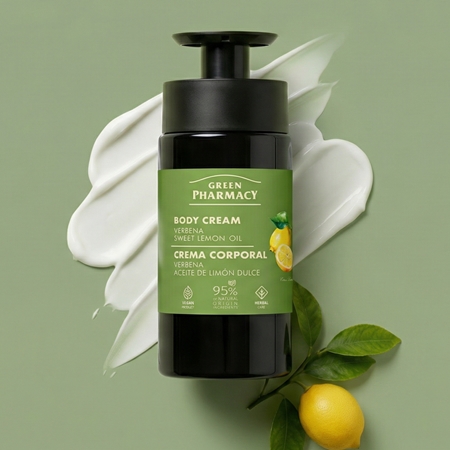 Green Pharmacy Verbena & Sweet Lemon Oil Crème pour le corps