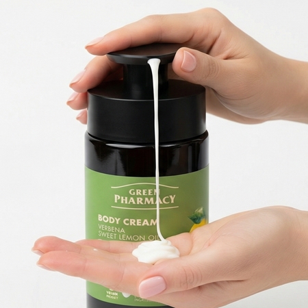 Green Pharmacy Verbena & Sweet Lemon Oil Crème pour le corps
