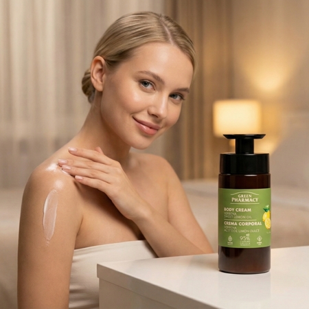 Green Pharmacy Verbena & Sweet Lemon Oil Crème pour le corps