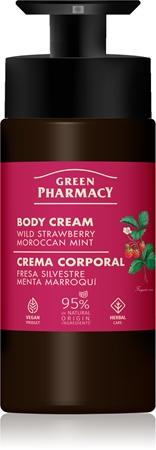 Green Pharmacy Wild Strawberry & Moroccan Mint Oil Body Cream