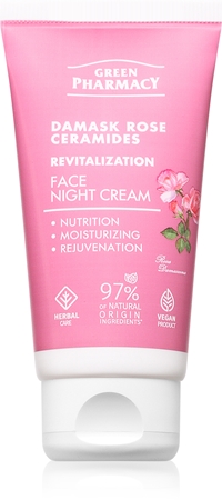 Green Pharmacy Damask Rose & Ceramides Night Face Cream Creme facial noturno
