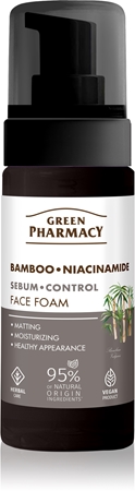 Green Pharmacy Bamboo & Niacinamide Face Foam spuma de curatare