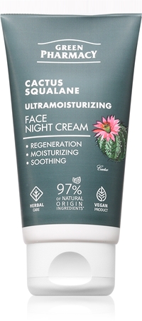 Green Pharmacy Cactus & Squalane Night Face Cream noční hydratační krém