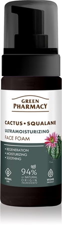 Green Pharmacy Cactus & Squalane Face Foam spumă hidratantă