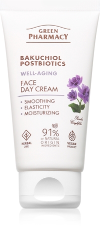 Green Pharmacy Bakuchiol & Postbiotics Day Face Cream omlazující ochranný denní krém