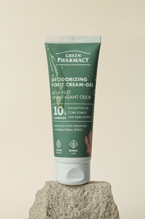 Green Pharmacy Foot Care Deodorizing Foot Cream-Gel Against Unpleasant Odor Gel Cream for legs