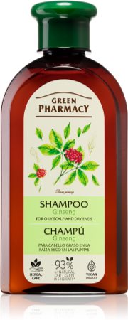 Green Pharmacy Hair Care Ginseng šampon za mastno lasišče in suhe konice las