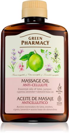 Green Pharmacy Body Care Massageolie til at behandle appelsinhud