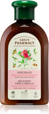Green Pharmacy Hair Care Argan Oil & Pomegranate bálsamo para cabello seco y dañado