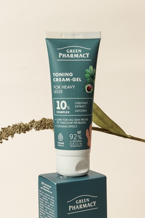 Green Pharmacy Foot Care Toning Foot Cream-Gel For Heavy Legs Foot Cream