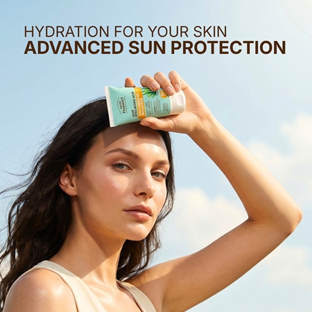 Green Pharmacy Aloe & Hyaluronic Acid lekki krem na dzień SPF 50