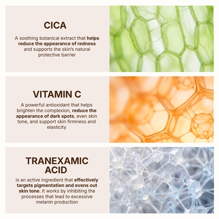 Green Pharmacy Cica + Vitamin C maseczka rozjaśniająca do twarzy