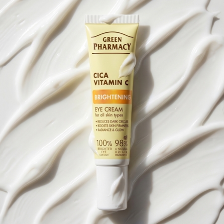 Green Pharmacy Cica + Vitamin C нежен очен крем