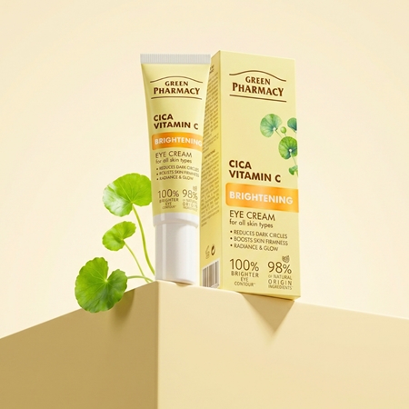 Green Pharmacy Cica + Vitamin C нежен очен крем