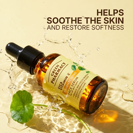 Green Pharmacy Cica + Vitamin C serum rozświetlające z witaminą C